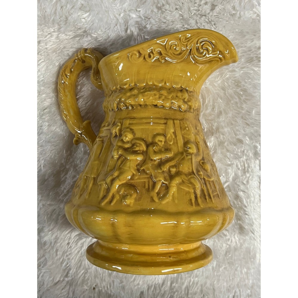 Early 70's Ceramic Arts Pitcher - Tam OShanter from robert burns poem scene